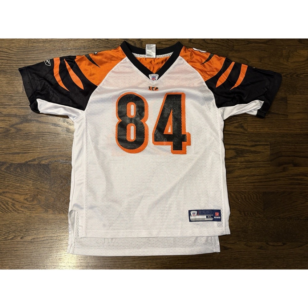 Reebok Cincinnati Bengals Jersey Youth XL 18-20 Orange Chad Johnson #85
